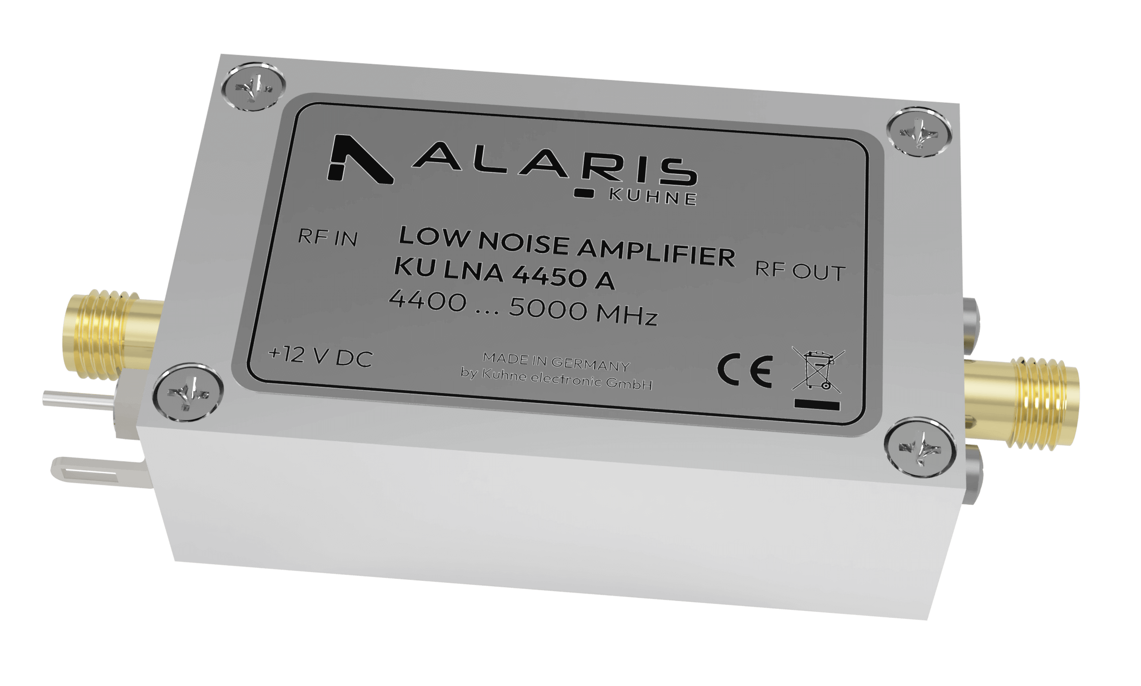 Super Low Noise Amplifier, 4400 ... 5000 MHz (KU LNA 4450 A)